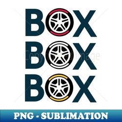 box box box  f1 tyre compound - decorative sublimation png file - revolutionize your designs