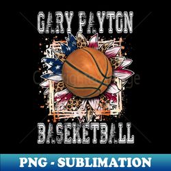 Graphic Aesthetic Payton Name Flowers Basketball Artwork - High-Resolution PNG Sublimation File - Add a Festive Touch to Every Day