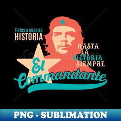 Che Guevara - Revolution - hasta la victoria siempre - marxism - cuba - Elegant Sublimation PNG Download - Bring Your Designs to Life