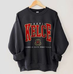 Travis Kelce Unisex Football Crewneck, Travis Kelce Sweatshirt, Football Fan Tee, Kansas City Football Sweatshirt, Footb