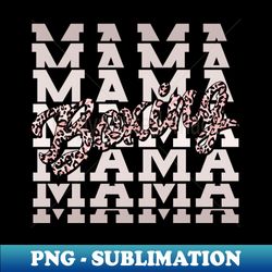 Boxing Mama Leopard Print Boxer Mom - Exclusive Sublimation Digital File - Enhance Your Apparel with Stunning Detail