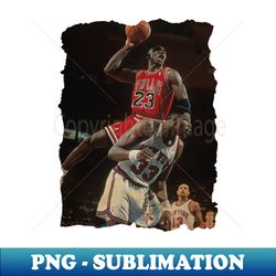 Michael Jordan vs Patrick Ewing - Decorative Sublimation PNG File - Stunning Sublimation Graphics