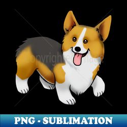 Dog - Pembroke Welsh Corgi - Sable - Signature Sublimation PNG File - Revolutionize Your Designs