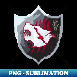 Resident Evil Village Hound Wolf Squad Pixel Art - PNG Sublimation Digital Download - Stunning Sublimation Graphics