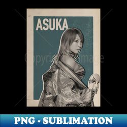 Asuka Vintage - Signature Sublimation PNG File - Bold & Eye-catching