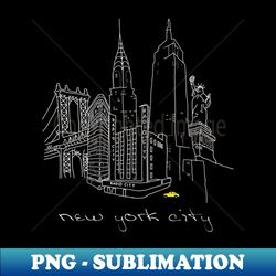 N Y C - PNG Transparent Sublimation File - Capture Imagination with Every Detail