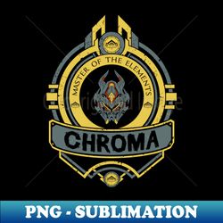 CHROMA PRIME - CREST - Modern Sublimation PNG File - Fashionable and Fearless