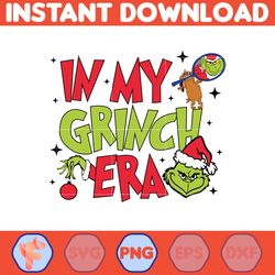In My Grich Era Png, Grinch Png, Christmas Png, Retro Christmas png, Christmas Png, Sublimation Png, Christmas