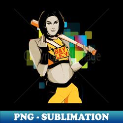 Bayley with stick - PNG Transparent Sublimation Design - Enhance Your Apparel with Stunning Detail