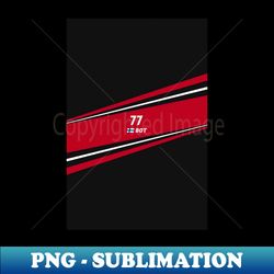 F1 2023 - 77 Bottas - Signature Sublimation PNG File - Perfect for Sublimation Art