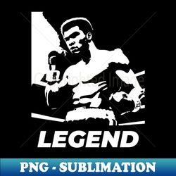Legenda Muhammad Ali - Vintage Sublimation PNG Download - Bring Your Designs to Life