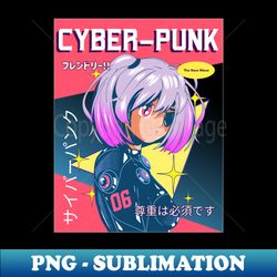 Cyber Punk Magazine - Modern Sublimation PNG File - Create with Confidence