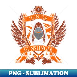 GUNSLINGER - CREST HUNTER - Exclusive PNG Sublimation Download - Fashionable and Fearless