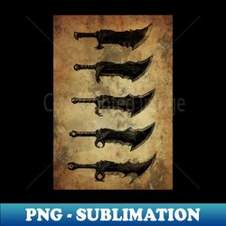 god of war - chaos blades - retro png sublimation digital download - defying the norms