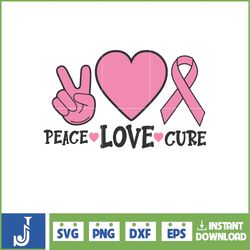 Breast Cancer Svg, Pleace Love Cure Svg, Cancer Svg, Cancer Svg, Cancer Awareness