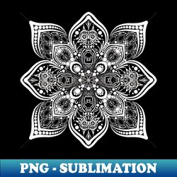 White Zelda mandala - Signature Sublimation PNG File - Perfect for Sublimation Mastery