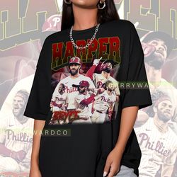 Bryce Harper Vintage 90s Shirt  Sweatshirt  Hoodies, Bryce Harper Shirt, Bryce Harper Graphic Tee, Baseball Shirt, Gift