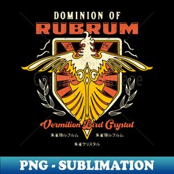 Rubrum Bird Grunge Emblem - Modern Sublimation PNG File - Transform Your Sublimation Creations