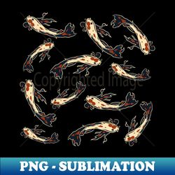 koi fish pattern - artistic sublimation digital file - perfect for personalization