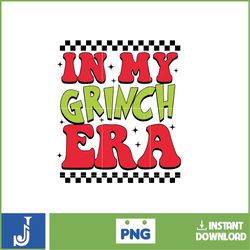 In My Grich Era Png, Grinch Png, Christmas Png, Retro Christmas png, Christmas Png, Sublimation Png