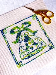 VARIEGATED CHRISTMAS CATS ORNAMENT cross stitch pattern PDF by CrossStitchingForFun Instant Download