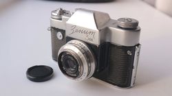 zenit 3m soviet 35mm slr camera, industar-50 vintage decor