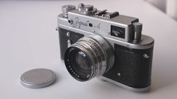 Zorki 4 Soviet Rangefinder Camera 35mm jupiter 8 lens 50mm Leica Copy Vintage Decor