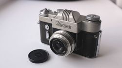 kristall soviet 35mm slr camera industar-50 vintage decor