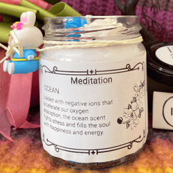 meditation natural special scented soy wax candle, the most special moments, the most special completely natural
