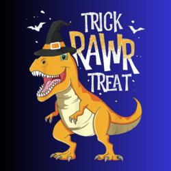 Trick Rawr Treat Png  Design, Halloween Png, Halloween Dinosaur Png, Dinosaur Png, Digital Download