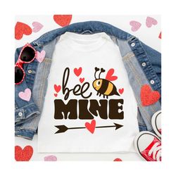 Bee Mine svg cutting file, Bumblebee svg, Valentine's Day, commercial use, cricut designs, Silhouette files, Bumblebee c