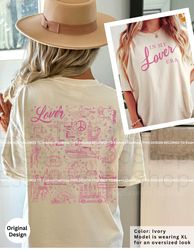 In My Lover Era Double Sided Print Comfort Colors Tee, Lover Track ListShirt, Lover Merch, Taylor Swifts Version, Taylor