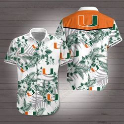 Miami Hurricanes Hawaiian Shirt