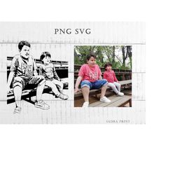 Personalized order in SVG PNG JPG files Send your photo today and you will receive it in 24 hours in Svg Png
