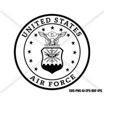 United States Seal. silhouette, INSTANT DOWNLOAD, svg-png-eps-dxf-ai-jpg