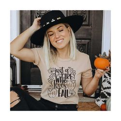 Just a girl who loves Fall, SVG files, Fall SVG, Cricut files, Silhouette files, png files, sublimation designs, Fall t-