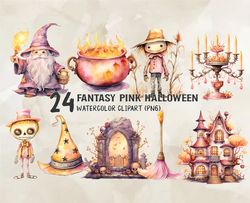 24 Fantasy Pink Halloween, Halloween Svg, Cute Halloween, Halloween, Halloween Png 106