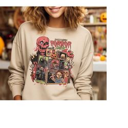 Halloween Horror Movie Sweatshirt, Halloween Horror Nights Shirt, Halloween Skull Shirt, Trick or Treat Tee, Spooky Seas