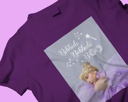 Cinderella Bibbidi Bobbidi Boo Shirt Disney Cinderella and Taylor Swift Design Shirt, Taylor Swift Purple Shirt, Cindere