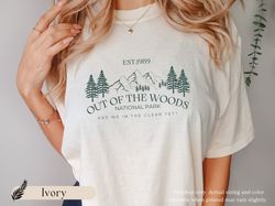 Out of the Woods National Park Shirt, comfort colors t-shirt, eras tour, Taylor Swift Shirt, Taylor Swiftie Merch, Taylo