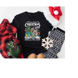 Farm Fresh Toy Story Christmas Shirt, Disney Christmas Sweatshirt, Disney Vacation Shirt, T-Rex Christmas Shirt, Buzz Li