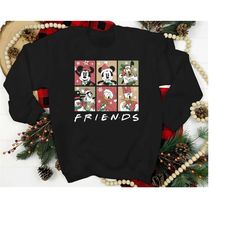 Vintage Mickey and Co Christmas Shirt, Disney Group Shirt, Xmas Mickey Minnie, Christmas Light Tee, Christmas Family Hol
