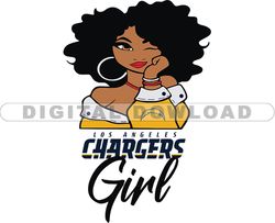 Chargers Girl Svg, Girl Svg, Football Team Svg, NFL Team Svg, Png, Eps, Pdf, Dxf file 16