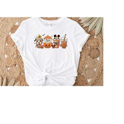 Fall Coffee Shirt, Cute Halloween Fall Shirt, Mouse Ears Coffee Lover Shirt, Pumpkin Spice Latte Drink Cup, PSL Lover, T