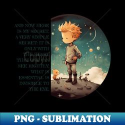 Little Prince - Le Petit Prince childrens books - Modern Sublimation PNG File - Perfect for Sublimation Art