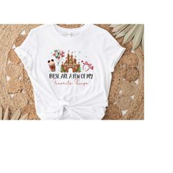 Retro These Are a Few of my Favorite Things Disney Christmas Shirt, Mickey And Friends Christmas, Disney Christmas Famil