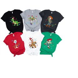 Toy Story Christmas Shirt, Disney Christmas Shirt, Disney Vacation Shirt, T-Rex Christmas Shirt, Disney Family Shirt, Bu