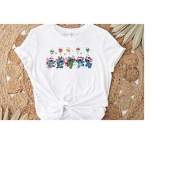 Stich Christmas Sweatshirt, Disney Balloons Sweatshirt, Lilo and Stitch Christmas Sweatshirt, Disney Christmas Shirt, Di
