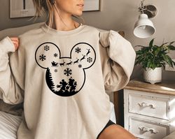 Christmas Sweatshirt, Mickey Christmas Sweatshirt, Disney Family Sweatshirt, Disney Christmas, Disney Trip, Disney Match
