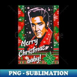 merry christmas baby - decorative sublimation png file - defying the norms